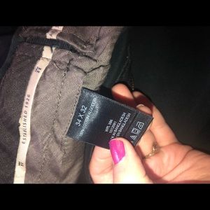 Men’s Haggar pants black size 34 x 32